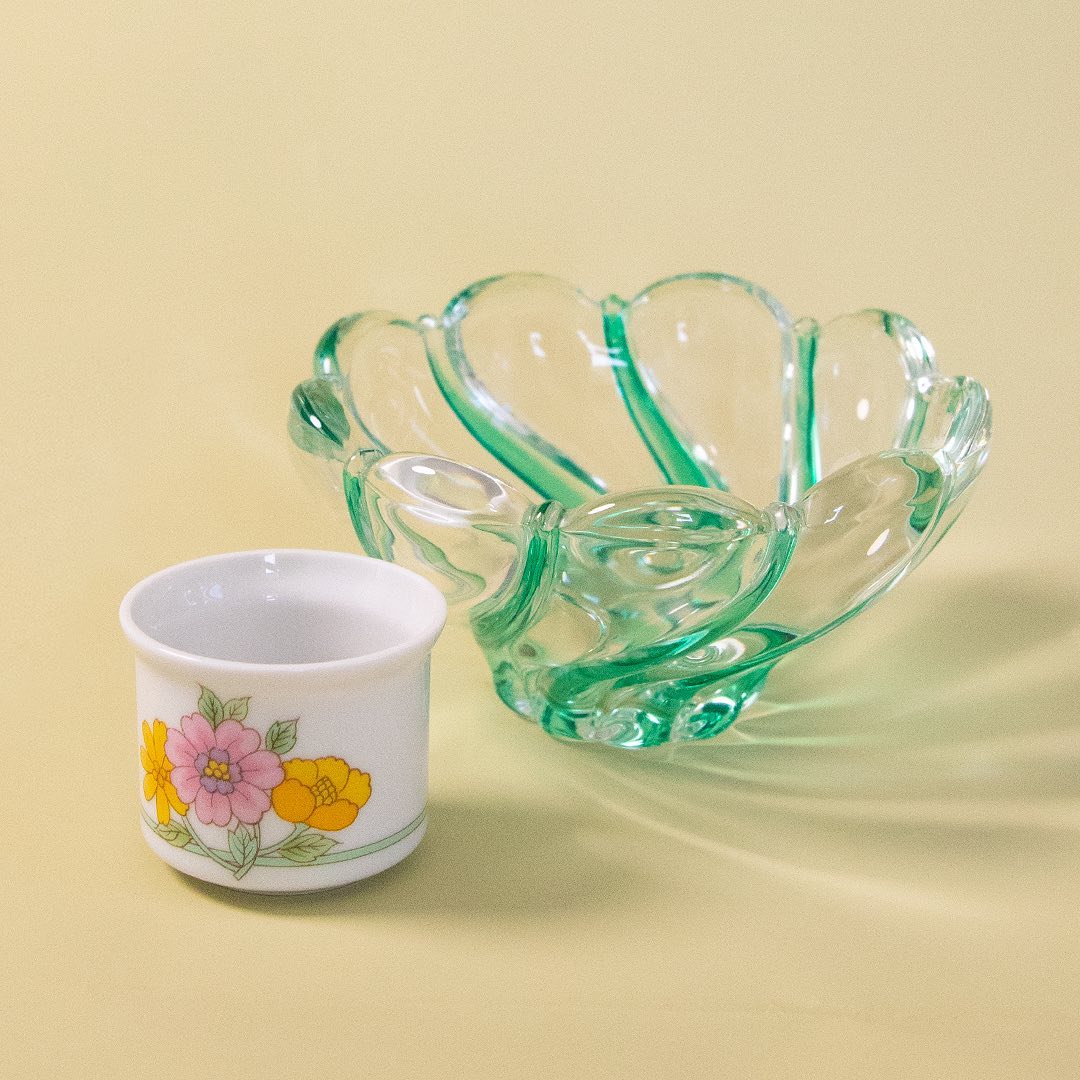 Mini Cup with Floral Design