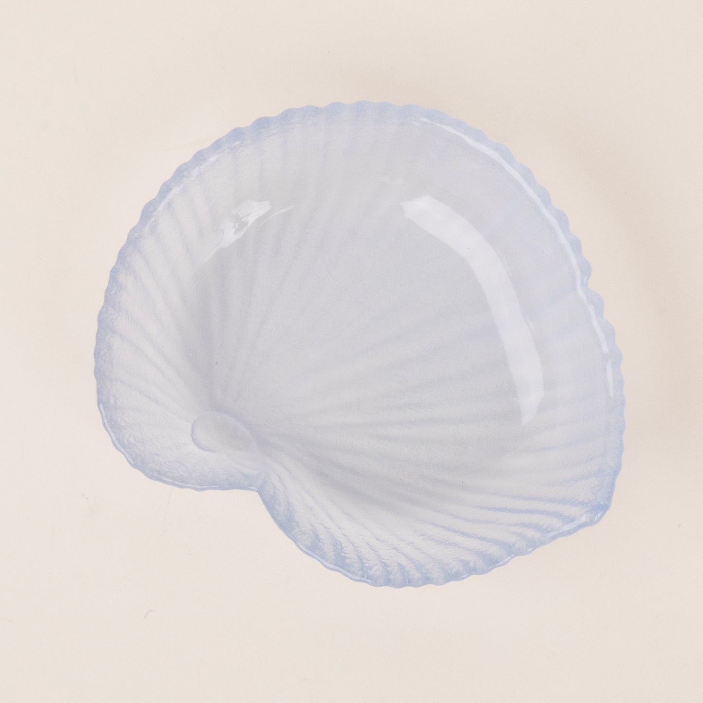 Frosted Blue Shell Plate
