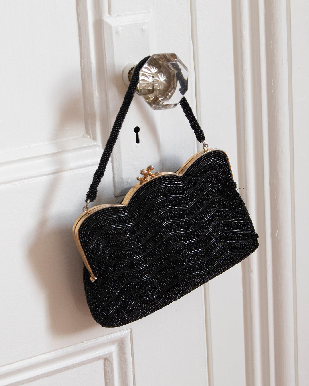 Scalloped Beaded Purse
