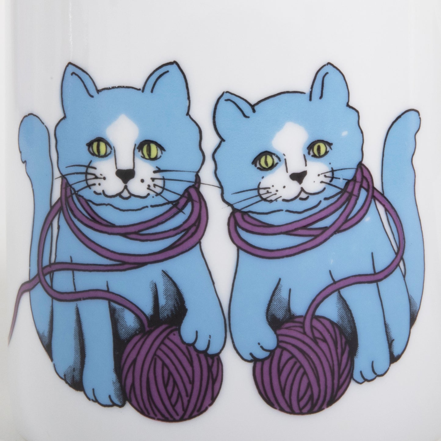 Two Blue Cat Mug