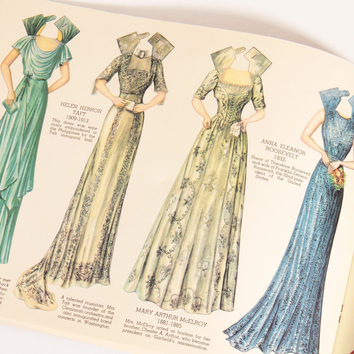 First Ladies of the White House Paper Dolls