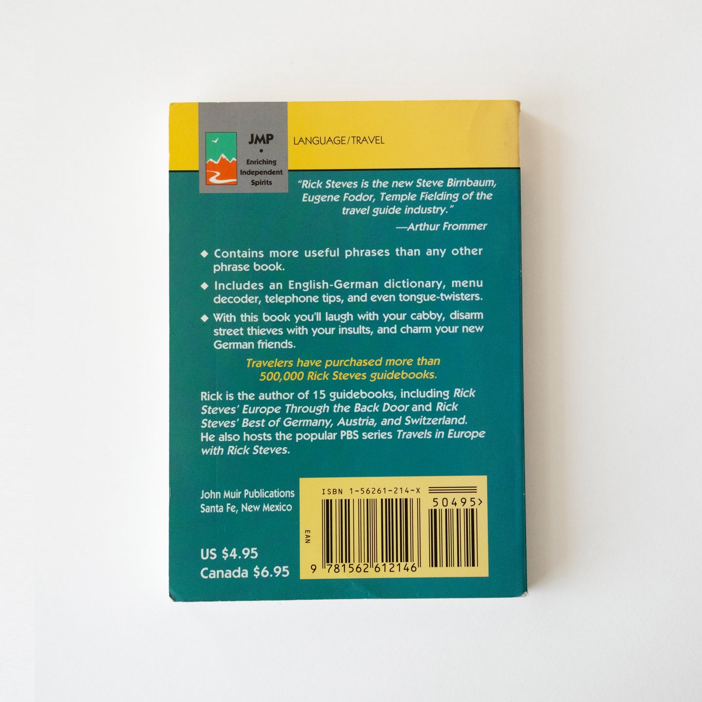 Rick Steves German Phrase Book