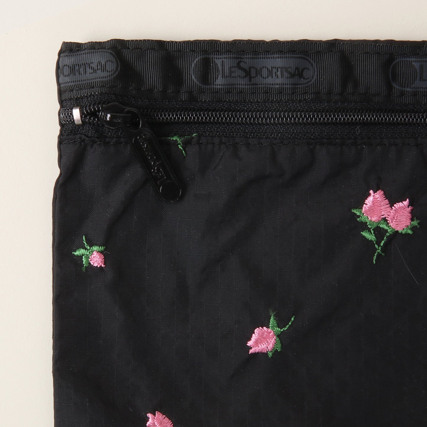 Lesportsac Pouch with Pink Roses