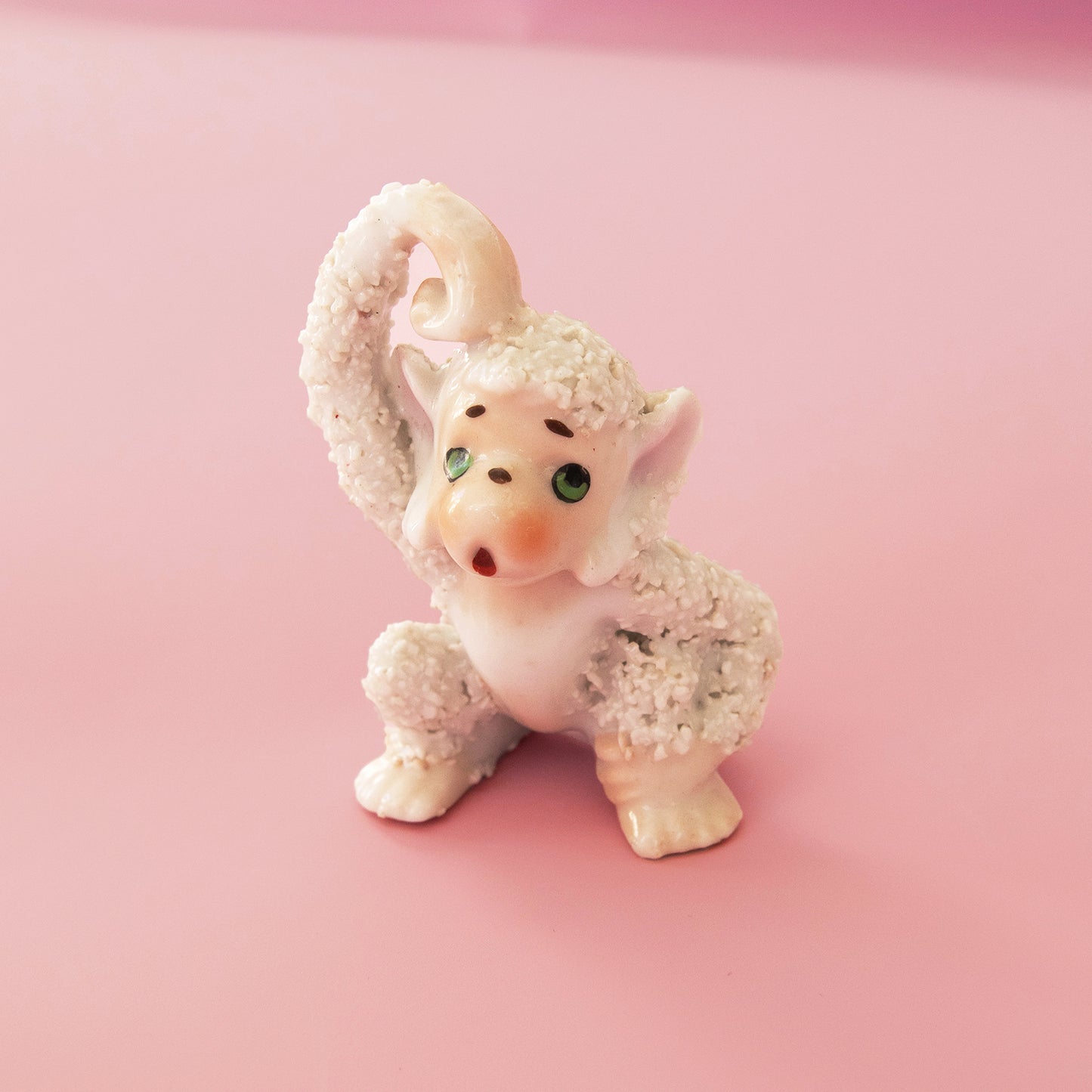 White Monkey Figurine