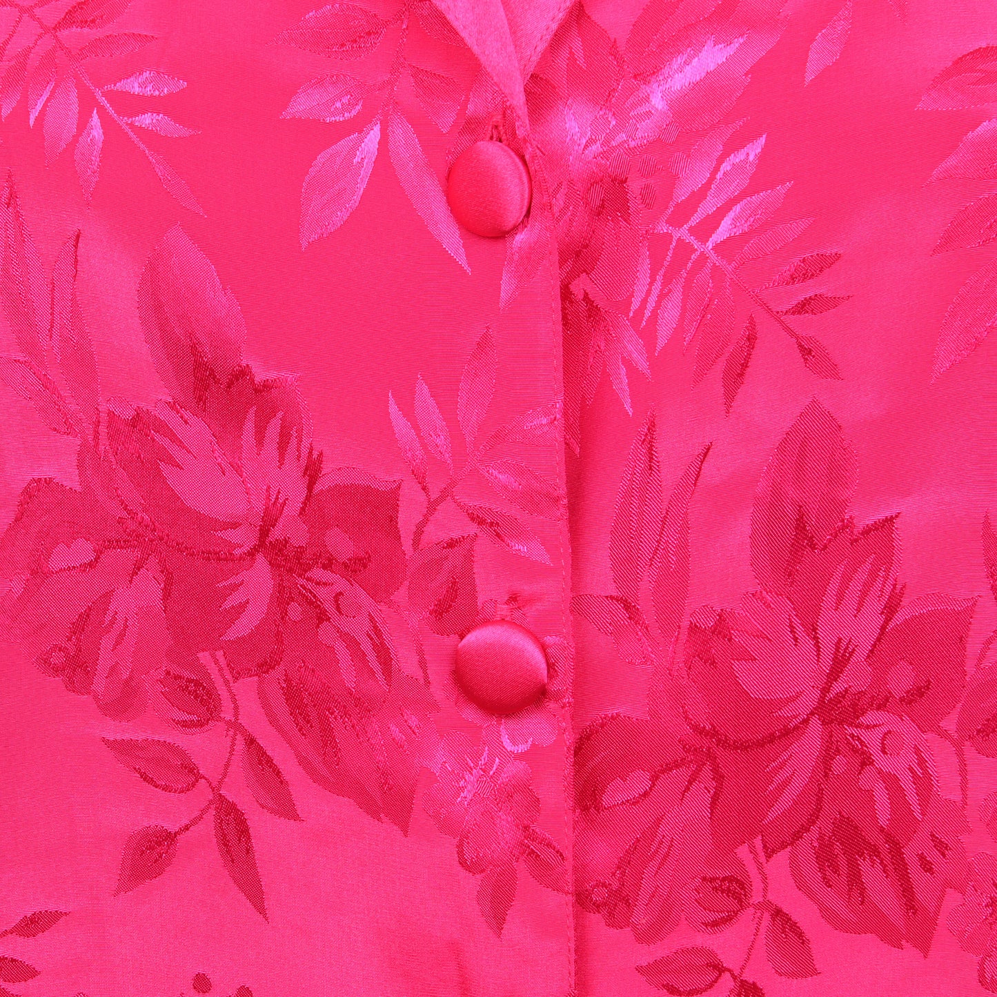 Brocade Floral Pink Vest