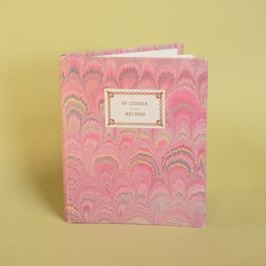 Pink Recipe Book from Italy