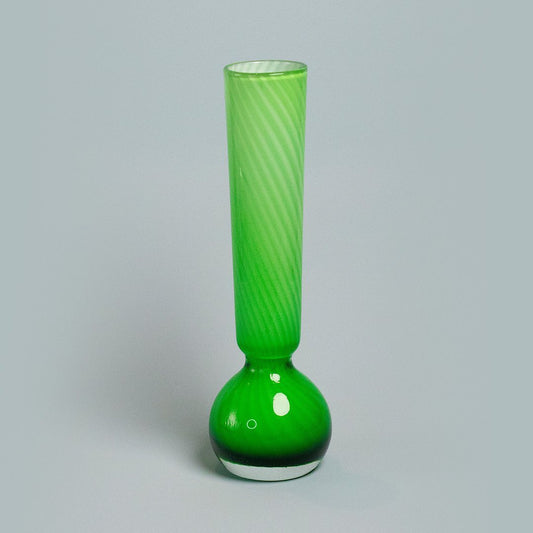 Green Swirl Vase