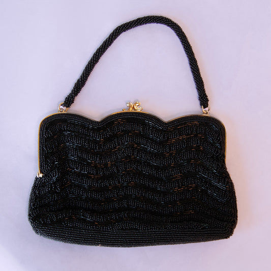 Scalloped Beaded Purse