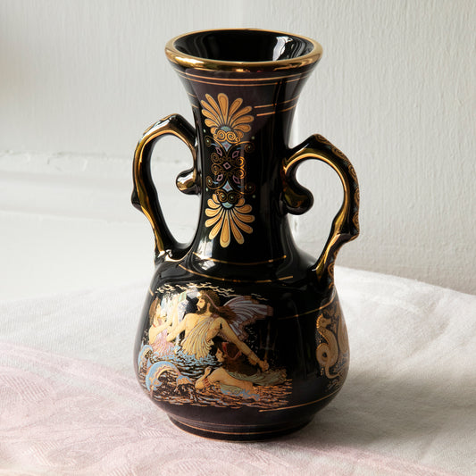 Black Grecian Vase