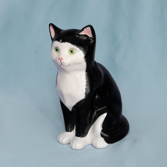 Tuxedo Cat Statue