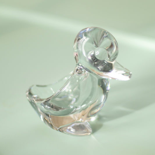 Crystal Duck Candle Holder