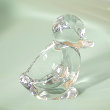 Crystal Duck Candle Holder