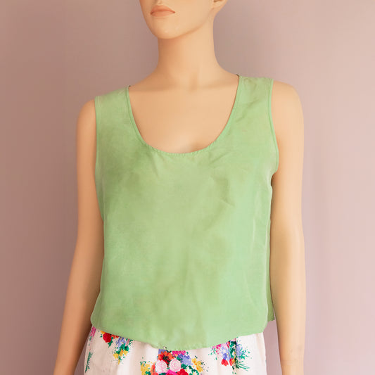 Silk Mint Tank Top | Size 12