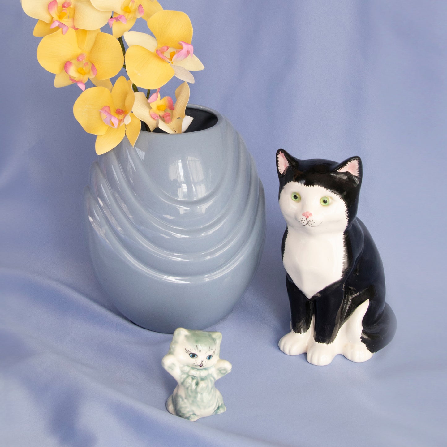 Tuxedo Cat Statue