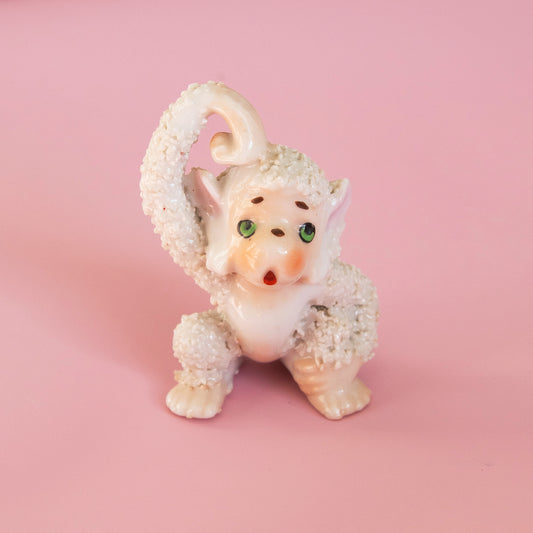 White Monkey Figurine