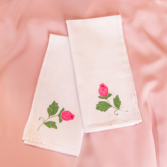 Pink Rose Napkins