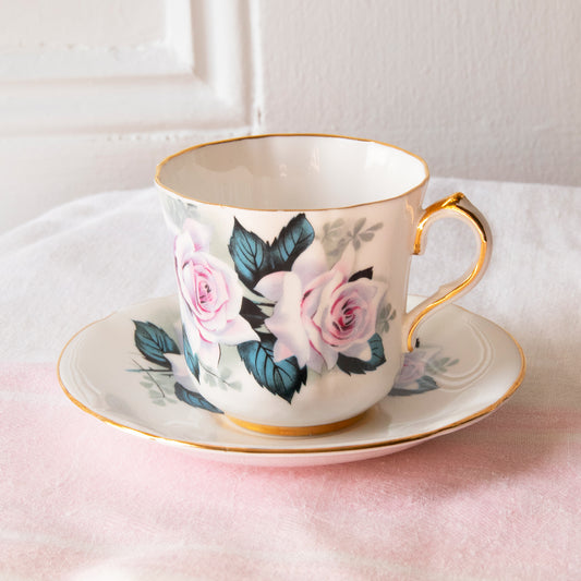 Rose Tea Cup & Saucer