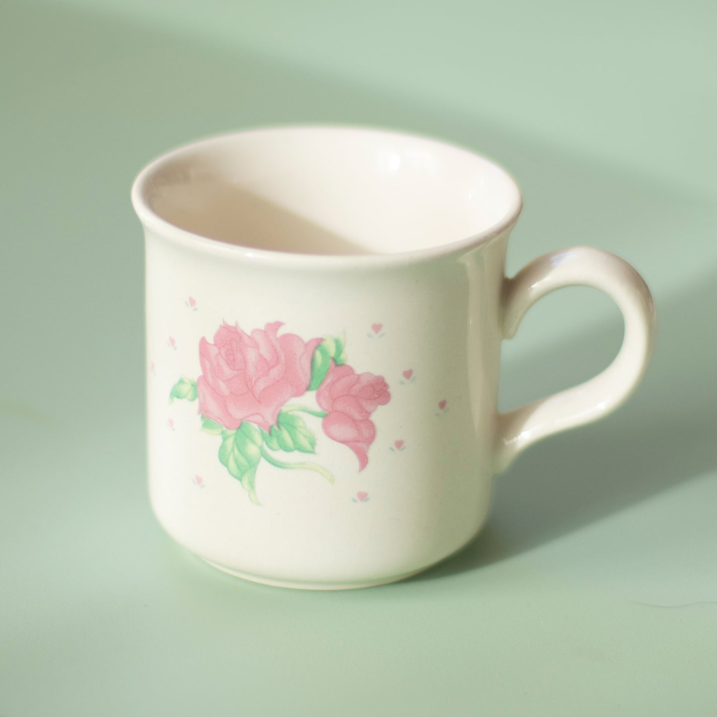 Pink Rose Mug Set