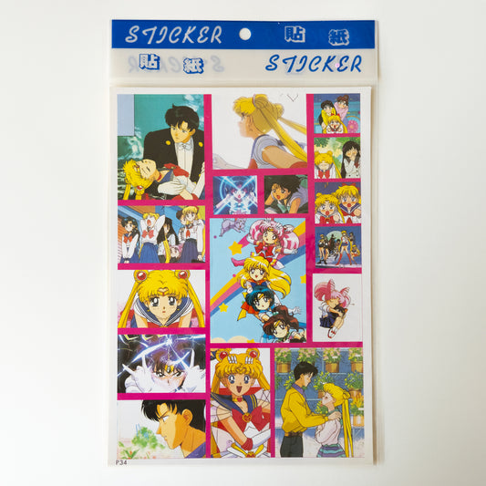 Sailor Moon Sticker Sheet - Design 1