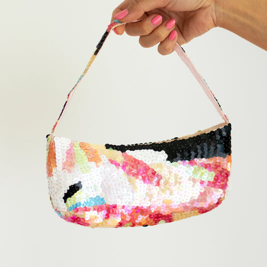 Multicolor Sequins Handbag