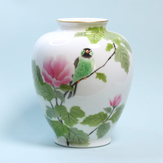 Floral Bird Vase